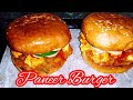 Tawa Paneer Burger Recipe||Healthy Burger Recipe for Kids Tiffin ||