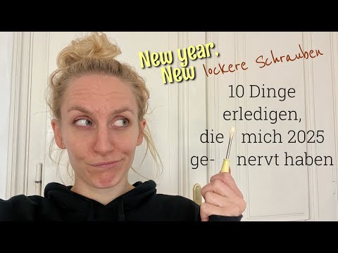 10 things to do that have been bugging me for ages!! 💪 New Year and all that 😂 Let's do this!!!