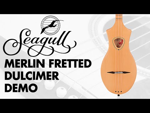 Seagull Merlin Fretted Dulcimer (Natural Spruce) Demo at GAK