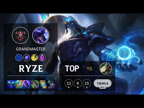 Ryze Top vs Riven - EUW Grandmaster Patch 11.5
