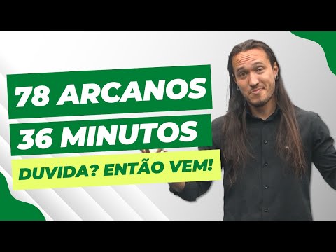 TODOS os Arcanos do Tarot em 36 minutos | Curso gratuito de Tarot | Arcanos Maiores e menores