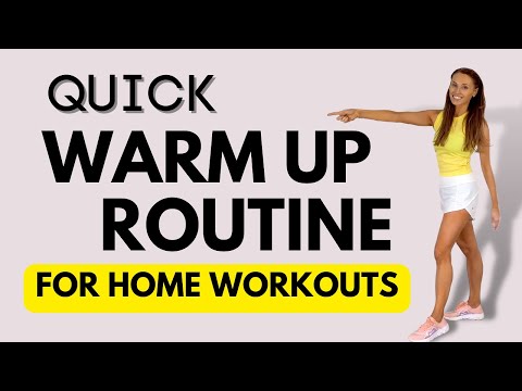 Quick Warm Up Routine - DO THIS BEFORE  your Home Workout and you will get better results.