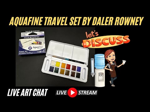 Let's Try The Aquafine Travel Set By Daler Rowney | Live Art