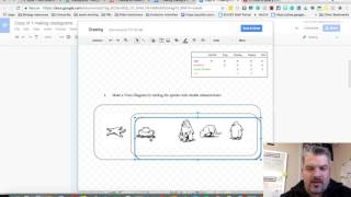 Cladograms: Making a Venn diagram