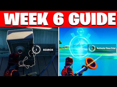 ALL WEEK 6 CHALLENGES FORTNITE SEASON 6 ( WEEK 6 CHALLENGES / EPIC QUESTS )
