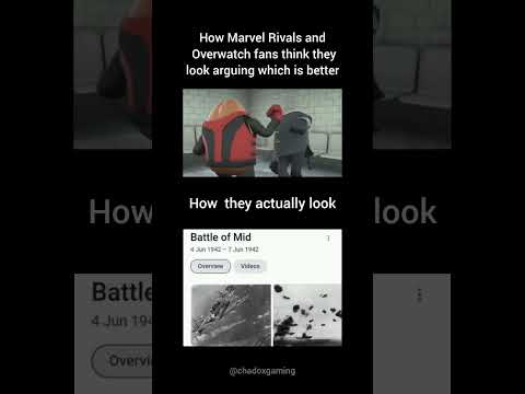 Marvel Rivals vs Overwatch fans be like #shorts Marvel rivals vs ...