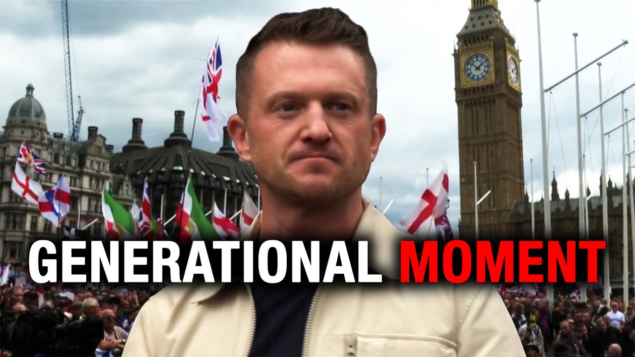 Tommy Robinson at the HUGE Unite The Kingdom rally
