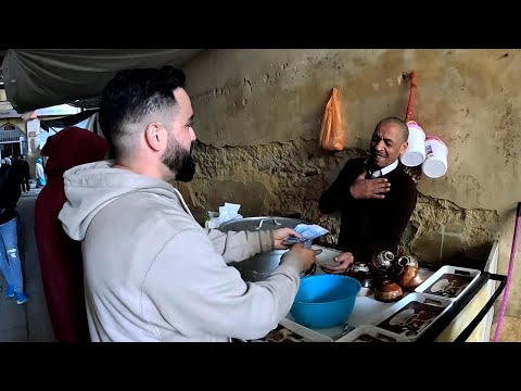 $100 Surprise for Moroccan Street Food Vendor in Fes, Morocco 🇲🇦 (Babbouche)