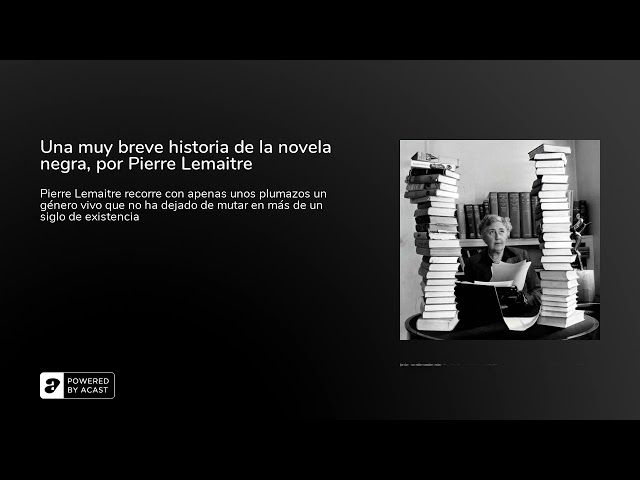 Vídeo relacionado con Diccionario apasionado de la novela negra (Salamandra Narrativa)