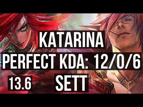 KATA vs SETT (MID) | 12/0/6, 2.7M mastery, Legendary, 1100+ games | KR Grandmaster | 13.6