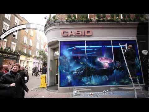 Avatar Graffiti Timelapse | Even James Cameron is in AWE!