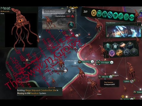 Necrophage Devouring Swarm - g̴͖͇̱̈̈̈́r̸͇̟͑̚ō̴̯̲w̵̳̎̅̕i̷̜͈̽̑n̷̬̲͔͝g̸̦͚͕̀ (part 3) Stellaris 3.2.2