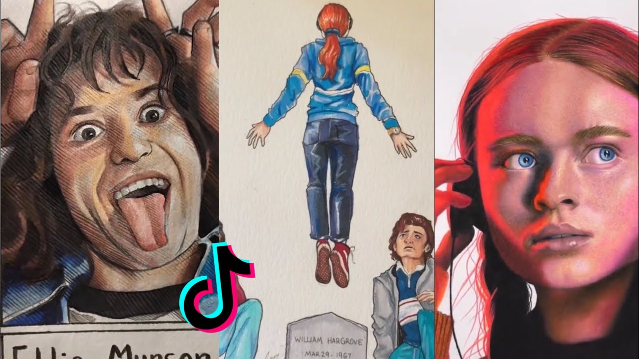 Stranger Things 4 Art 🎨 - TikTok Compilation