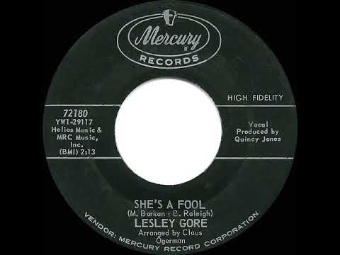 1963 HITS ARCHIVE: She’s A Fool - Lesley Gore (45 single version)