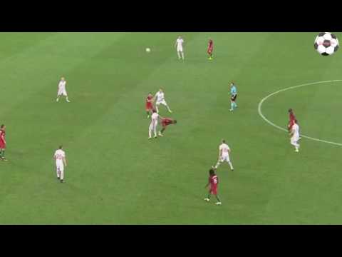 fan runs to ronaldo Portugal vs Poland 1-1 30/6/2016 euro 2016