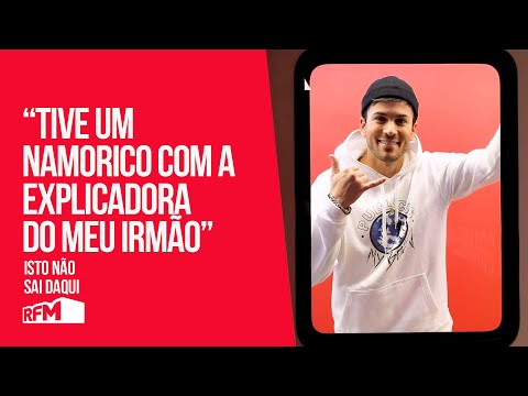 "Tive um namorico com a explicadora do meu irmão" - Isto Não Sai Daqui com David Carreira