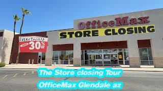 The Store closing Tour of OfficeMax in Glendale AZ
