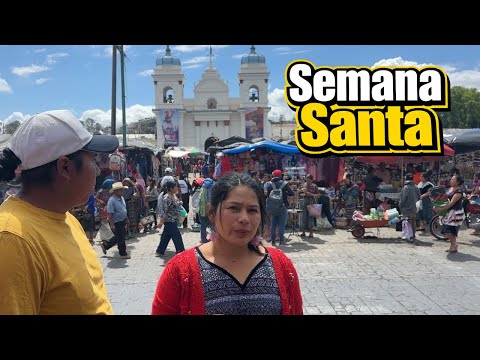 Así El AMBIENTE En San Martín JILOTEPEQUE, En Semana Santa