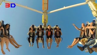 Freakout 3D on-ride HD POV @60fps Trimper's Rides