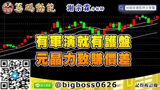 【大戶羅盤籌碼動能】 #謝宗霖0814，有軍演就有護盤 元晶力致賺價差 (圖)