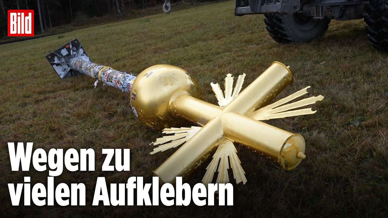 Bayern: Gipfelkreuz der Zugspitze abmontiert