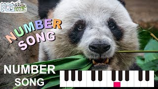 NUMBER SONG : Learn Numbers with Animal Photos !!