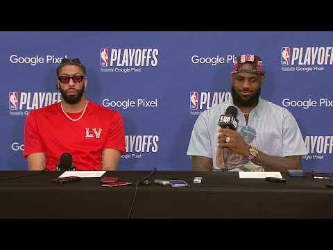 LeBron James & Anthony Davis talks Game 3 loss, Full Postgame Interview