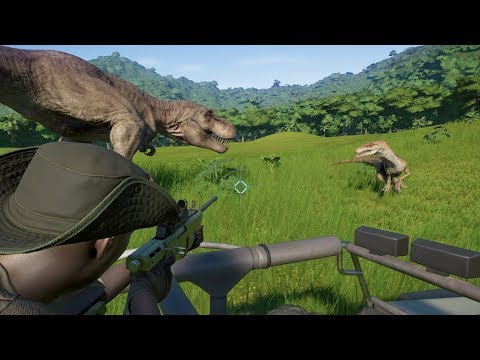 Let's Help Rexy VS I-Rex, Indoraptor and Spinoraptor - Jurassic World Evolution