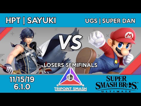Tripoint Smash 86 - Losers Semifinals - HPT | Sayuki(Chrom) Vs. UGS | Super Dan(Mario)