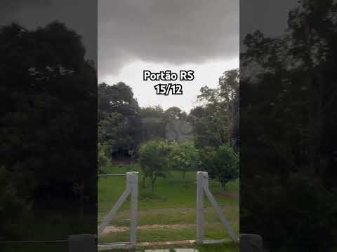 Temporal chegando em Portão Rio Grande do Sul #chuvas #riograndedosul