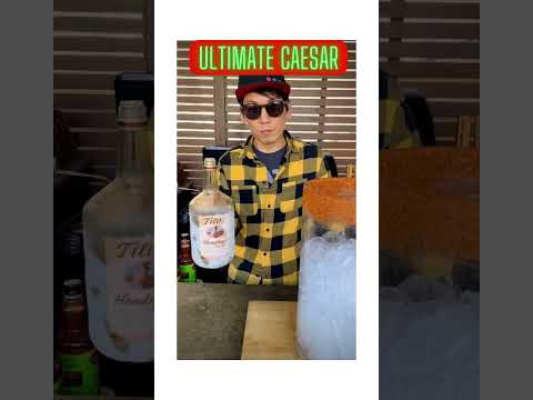 ultimate  CAESAR Cocktail Vodka & Clamato - Cocktails After Dark drink #shorts