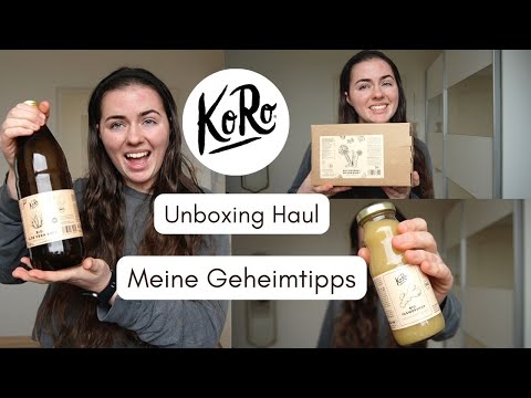Koro Haul / meine Bestellung/ unboxing/ Geheimtipps und Favoriten /gesund leben