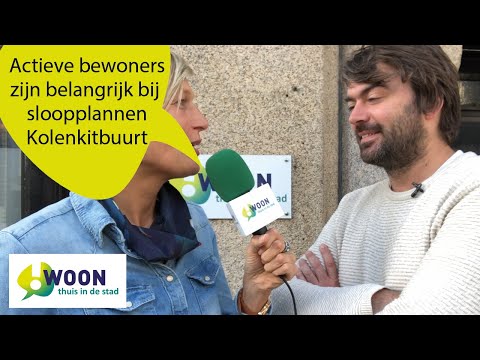 Actieve bewonerscommissie Kolenkitbuurt speelt cruciale rol bij sloopplannen