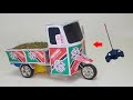 How To Make Tuk Tuk Cargo Rickshaw At Home Diy Matchbox Tuk Tuk Auto Rickshaw
