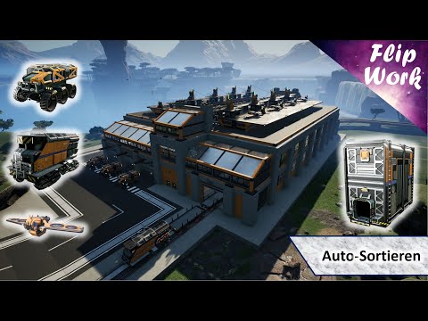 Satisfactory automatisches Lagersystem (Auto- Sortierung) | Tutorial