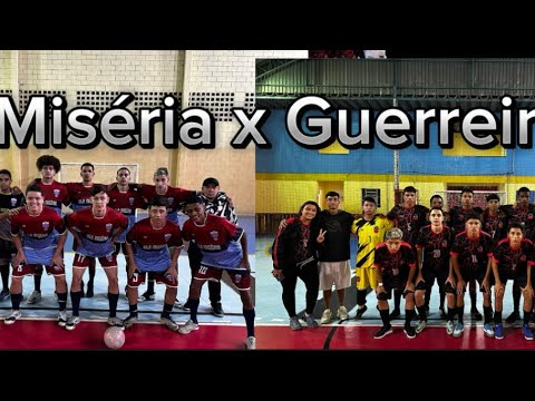 GUERREIROS  B X MISÉRIA FUTSA COPA POA NO PAULÃO 🏆✅🤯🎥🤝