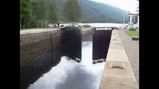 preview picture of video 'Laggan Locks Caledonian Canal Scotland'