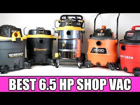 BEST 6.5 HP Wet / Dry Shop Vac Competition! - Craftsman vs Ridgid vs Vacmaster Vs Workshop