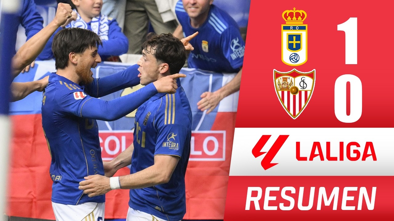 Real Oviedo de Guillermo Almada sumó quinto triunfo al vencer a Sevilla con gol de Viñas | La Liga
