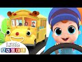 Wheels On The Bus Go Round And Round Nursery Rhymes By Little Angel