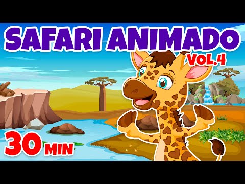Safari Animado Vol. 4 - Giramille 30 min | Desenho Animado Musical