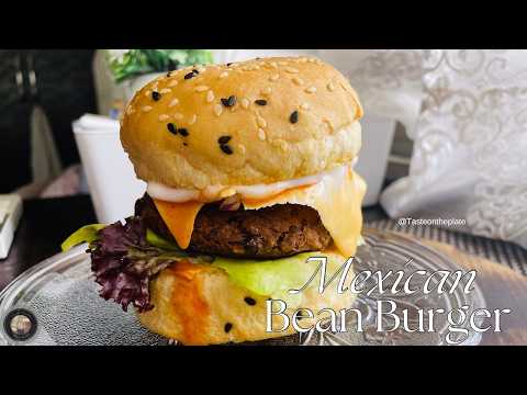 Mexican Bean Burger/Mexican Food Recipe/mexican recipe
