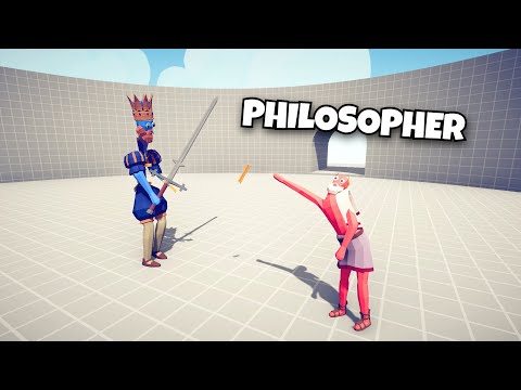 PHILOSOPHER VS EVERY UNITS - Totally Accurate Battle Simulator TABS