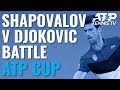 Stunning Points in Djokovic vs Shapovalov Battle | ATP Cup 2020