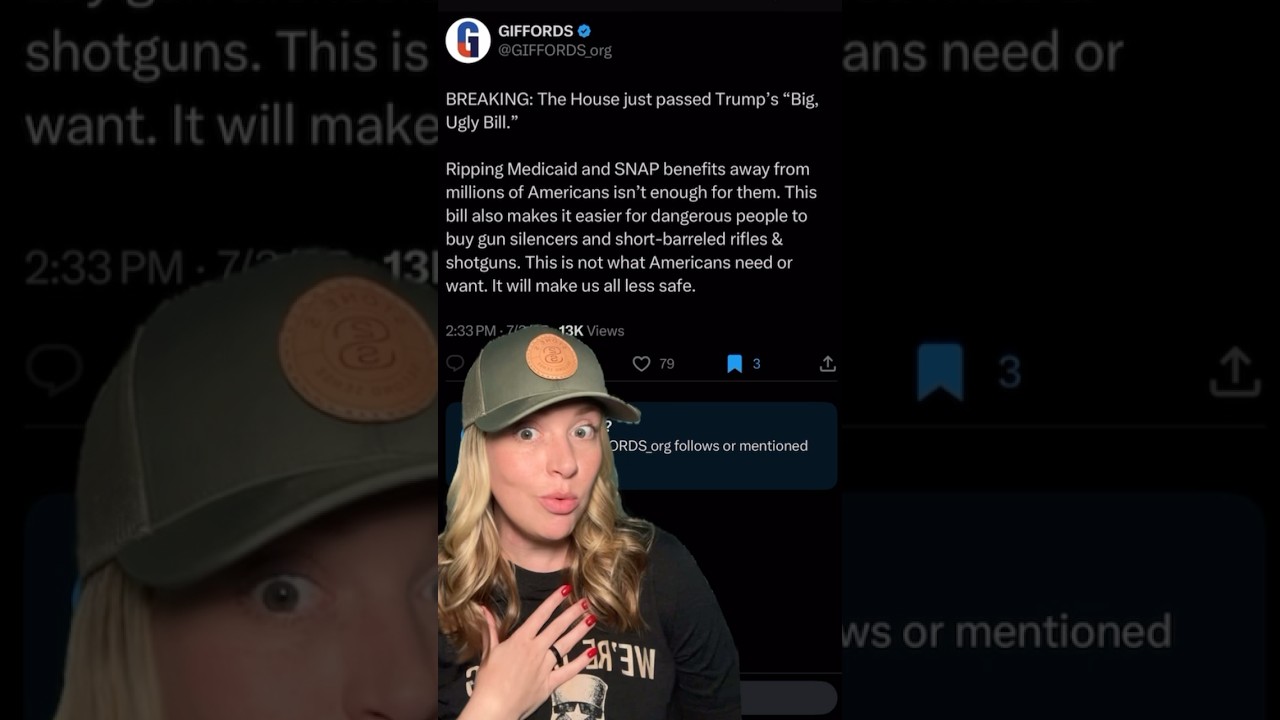 SHOCKER! Gun Grabbers Furious At BBB Passing $0 TAX #2ndamendment #shortsfeed #shortsvideo #shorts