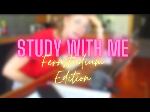 Study with me - 👩🏼‍🎓 Day in a Life - Fernstudium Edition