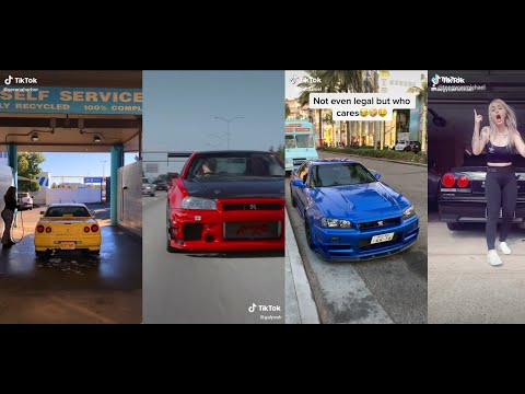 The Best R34 GTR SKYLINES | Tiktok | compilation | 2022 🔥