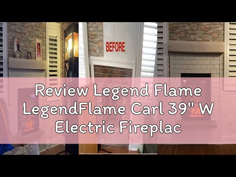 Review Legend Flame LegendFlame Carl 39" W Electric Fireplace Insert (EF265), Fireplace Heater 750/1