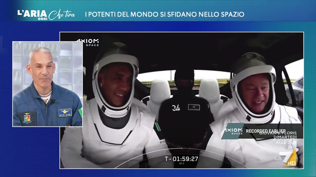 Space economy, l'astronauta Walter Villadei: "Lo spazio è una straordinaria opportunità di ...