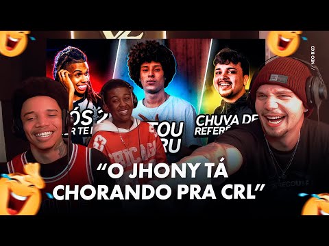 NEO, JHONY E NOG PASSAM MAL DE RIR COM AS 30 RIMAS ENGRAÇADAS 